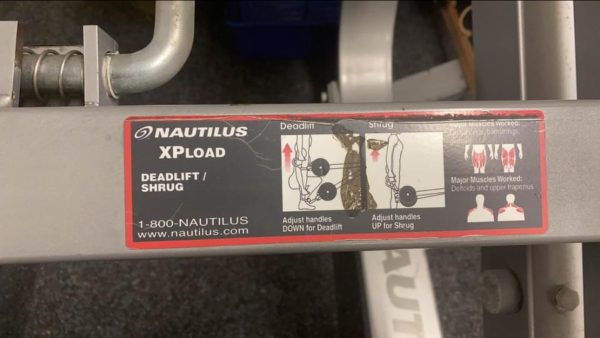 Nautilus Xpload Dead lift / Shrug / Back Row - Image 2